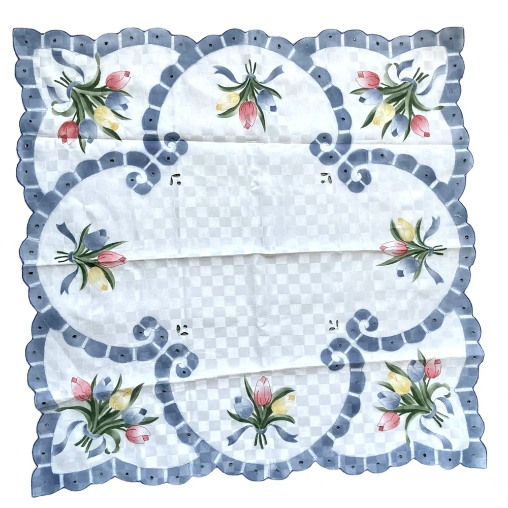 Vintage Table Furniture Cover Floral